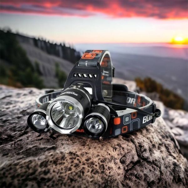 Фонарь Police 3000-T6+2XPE (2х18650, 5 режимов, Zoom, 1500 люмен), Налобный фонарь с линзой 00022887 фото