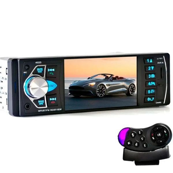 Автомобільна Bluetooth магнітола PI 4023 BT з пультом на кермо та великим екраном 00016851 фото
