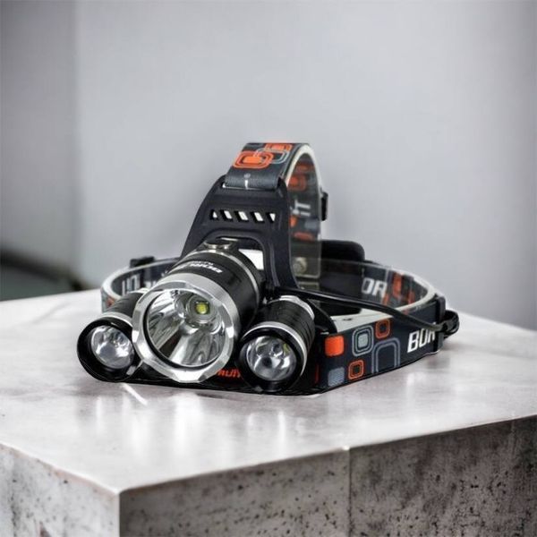 Фонарь Police 3000-T6+2XPE (2х18650, 5 режимов, Zoom, 1500 люмен), Налобный фонарь с линзой 00022887 фото