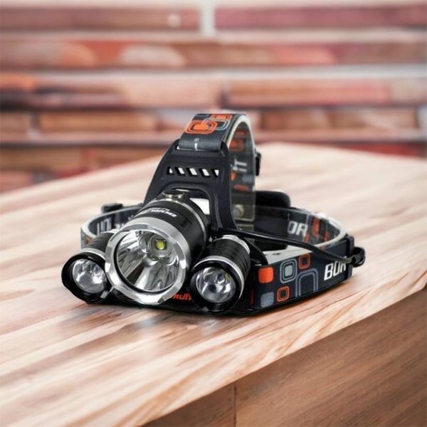 Фонарь Police 3000-T6+2XPE (2х18650, 5 режимов, Zoom, 1500 люмен), Налобный фонарь с линзой 00022887 фото