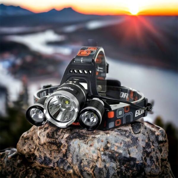Фонарь Police 3000-T6+2XPE (2х18650, 5 режимов, Zoom, 1500 люмен), Налобный фонарь с линзой 00022887 фото