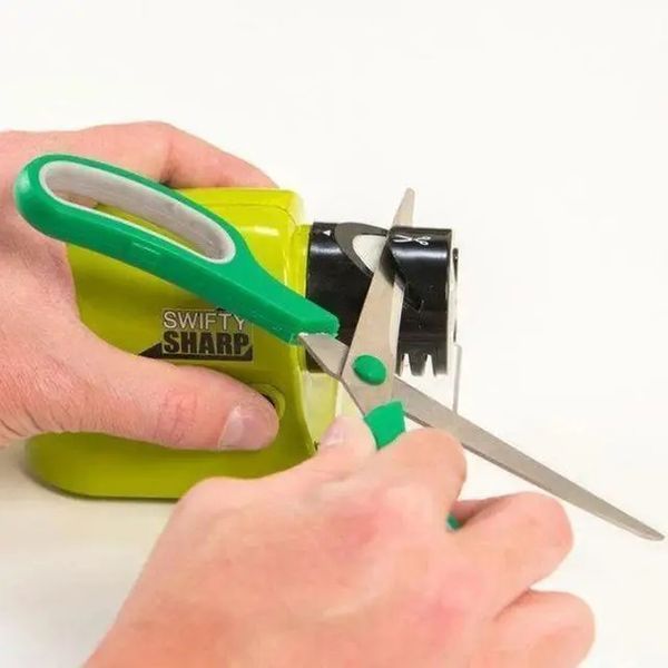 Багатофункціональна бездротова точила Swift Sharp DY-521, Кухонна точила для ножів та ножиць 00019144 фото