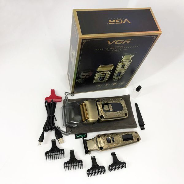 Машинка для стрижки та гоління VGR V-641, Бездротова електробритва, Машинка для стрижки голови 00015149 фото