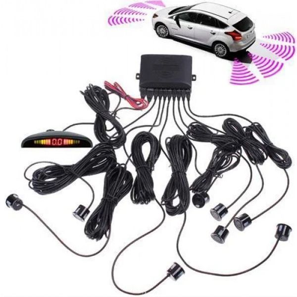 Парктроник (парковочный радар) Assistant Parking Sensor, 8 черных датчиков 00017035 фото
