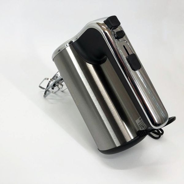 Миксер ручной электрический Rainberg RB-1012 600W Нержавейка, ручной миксер для кухни, мощный миксер 00020326 фото