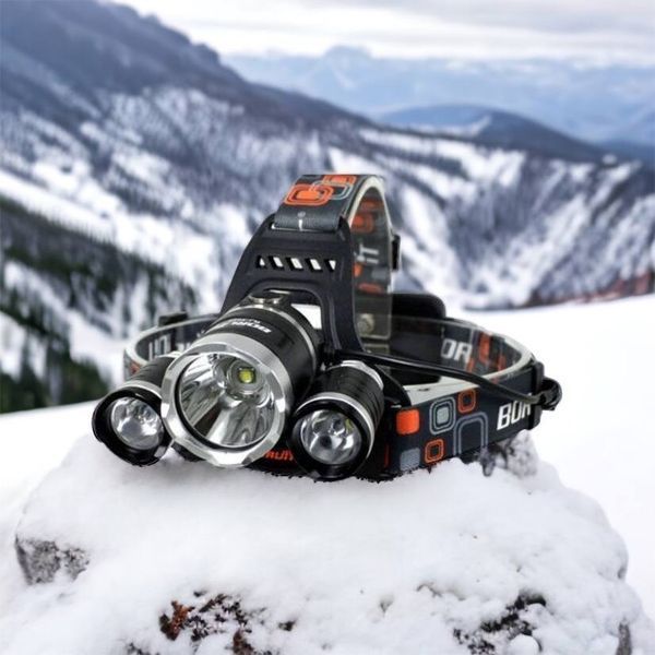 Фонарь Police 3000-T6+2XPE (2х18650, 5 режимов, Zoom, 1500 люмен), Налобный фонарь с линзой 00022887 фото