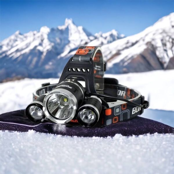 Фонарь Police 3000-T6+2XPE (2х18650, 5 режимов, Zoom, 1500 люмен), Налобный фонарь с линзой 00022887 фото
