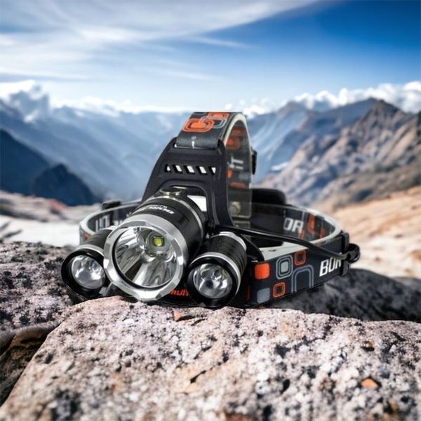 Фонарь Police 3000-T6+2XPE (2х18650, 5 режимов, Zoom, 1500 люмен), Налобный фонарь с линзой 00022887 фото