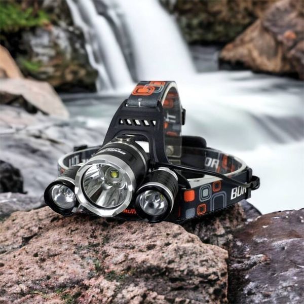 Фонарь Police 3000-T6+2XPE (2х18650, 5 режимов, Zoom, 1500 люмен), Налобный фонарь с линзой 00022887 фото