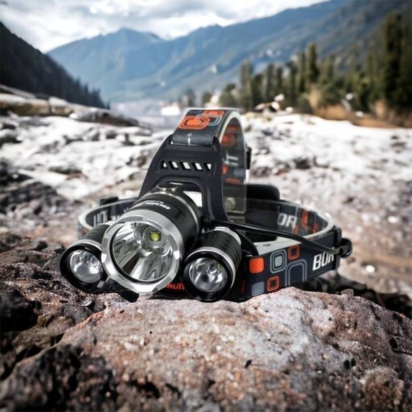 Фонарь Police 3000-T6+2XPE (2х18650, 5 режимов, Zoom, 1500 люмен), Налобный фонарь с линзой 00022887 фото