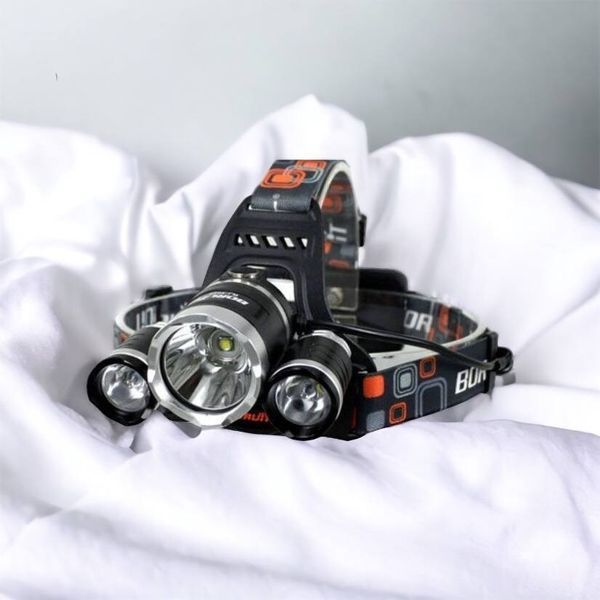 Фонарь Police 3000-T6+2XPE (2х18650, 5 режимов, Zoom, 1500 люмен), Налобный фонарь с линзой 00022887 фото