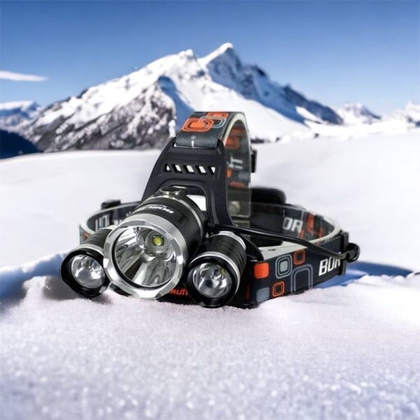Фонарь Police 3000-T6+2XPE (2х18650, 5 режимов, Zoom, 1500 люмен), Налобный фонарь с линзой 00022887 фото