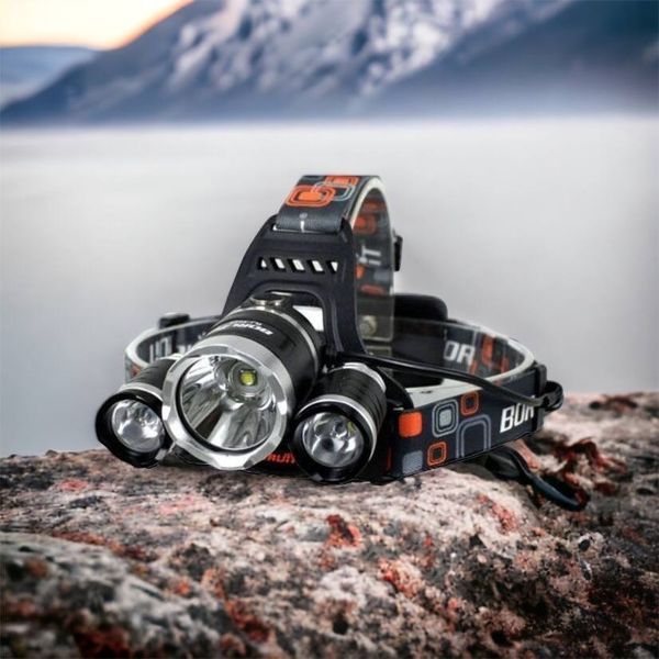 Фонарь Police 3000-T6+2XPE (2х18650, 5 режимов, Zoom, 1500 люмен), Налобный фонарь с линзой 00022887 фото