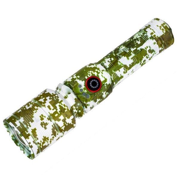 Ліхтар ручний акумуляторний PLD-AK132M Camouflage, Ліхтар ручний потужний, Тактичний ліхтар 00022948 фото