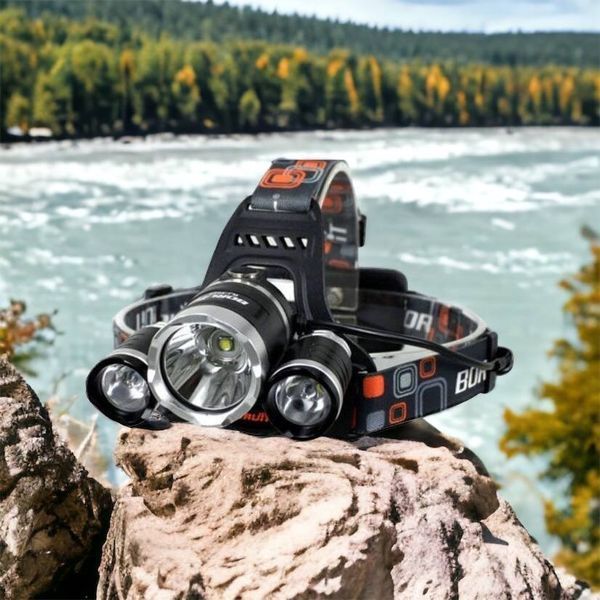 Фонарь Police 3000-T6+2XPE (2х18650, 5 режимов, Zoom, 1500 люмен), Налобный фонарь с линзой 00022887 фото
