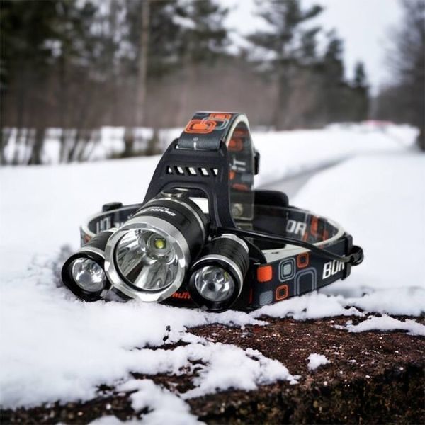 Фонарь Police 3000-T6+2XPE (2х18650, 5 режимов, Zoom, 1500 люмен), Налобный фонарь с линзой 00022887 фото