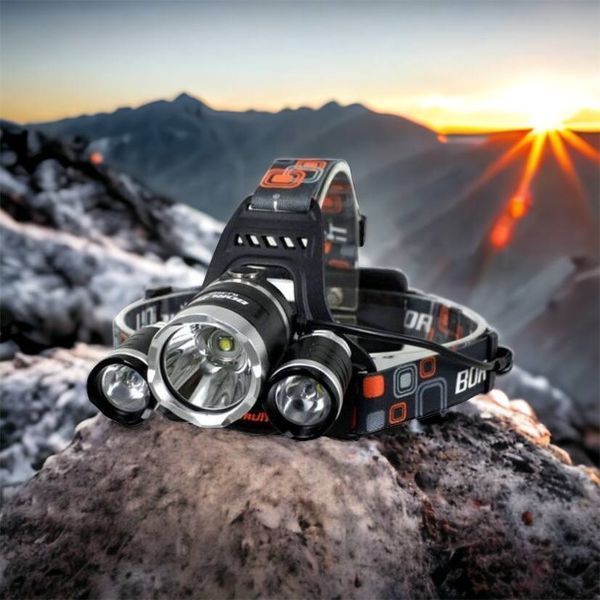 Фонарь Police 3000-T6+2XPE (2х18650, 5 режимов, Zoom, 1500 люмен), Налобный фонарь с линзой 00022887 фото