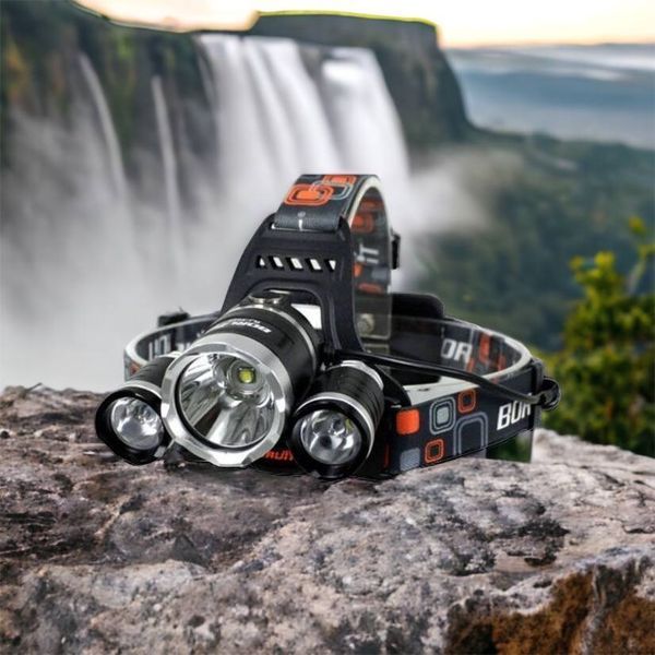 Фонарь Police 3000-T6+2XPE (2х18650, 5 режимов, Zoom, 1500 люмен), Налобный фонарь с линзой 00022887 фото