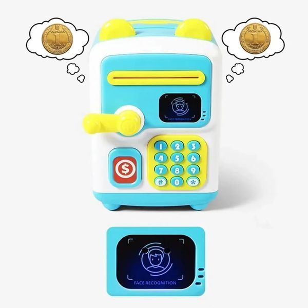 Электронная копилка-сейф с кодовым замком Face Recognition Money BOX 00016512 фото