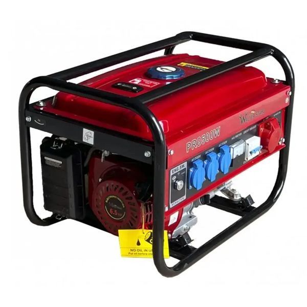Генератор 3 кВТ, WUTHBAD WB4700V8, електрогенератор, Бензогенератор три фазы 00013803 фото