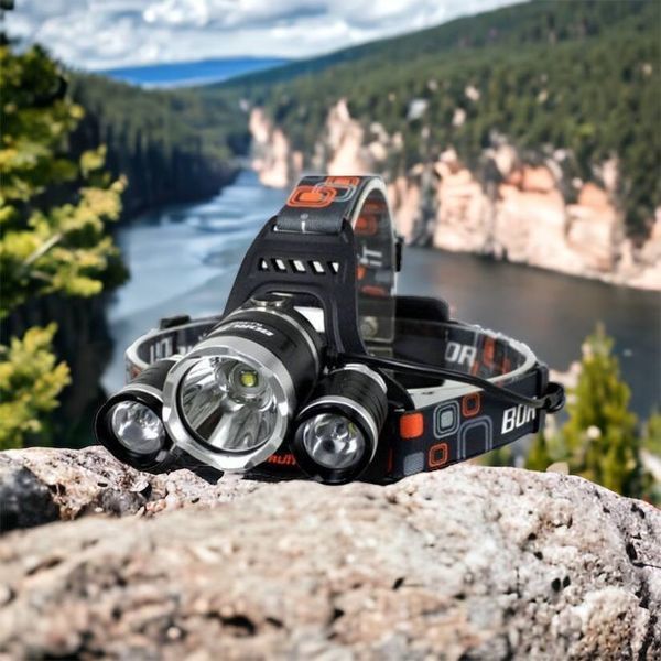Фонарь Police 3000-T6+2XPE (2х18650, 5 режимов, Zoom, 1500 люмен), Налобный фонарь с линзой 00022887 фото