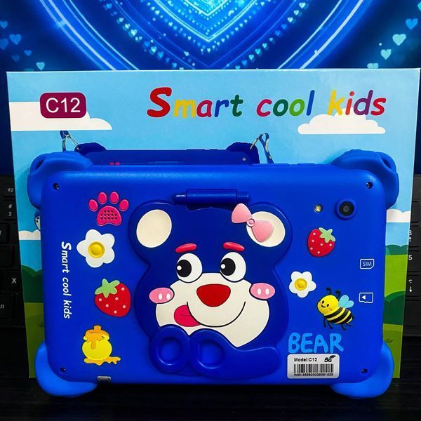 Планшет Smart Cool Kids C12 для дітей, 8 ГБ ОЗУ, 256 ГБ ПЗУ, Android, 7 дюймів синій 00018246 фото