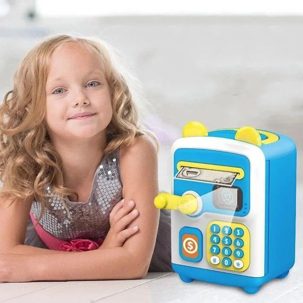 Электронная копилка-сейф с кодовым замком Face Recognition Money BOX 00016512 фото