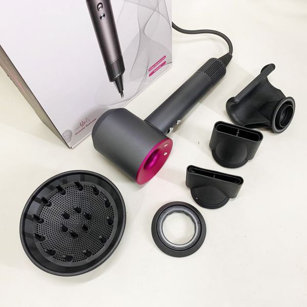 Фен Super Hair Dryer с 5 насадками для быстрой сушки и укладки волос 00014975 фото