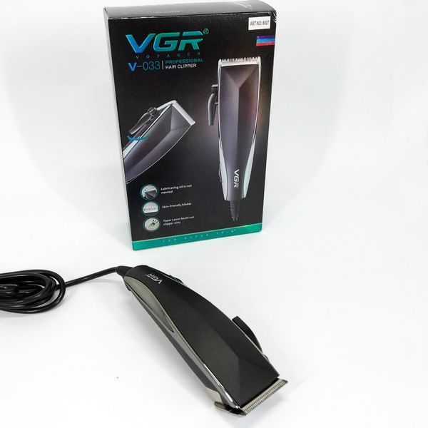 Професійна машинка для стрижки волосся VGR V-033 з функцією тримера та 4 насадками 00014498 фото