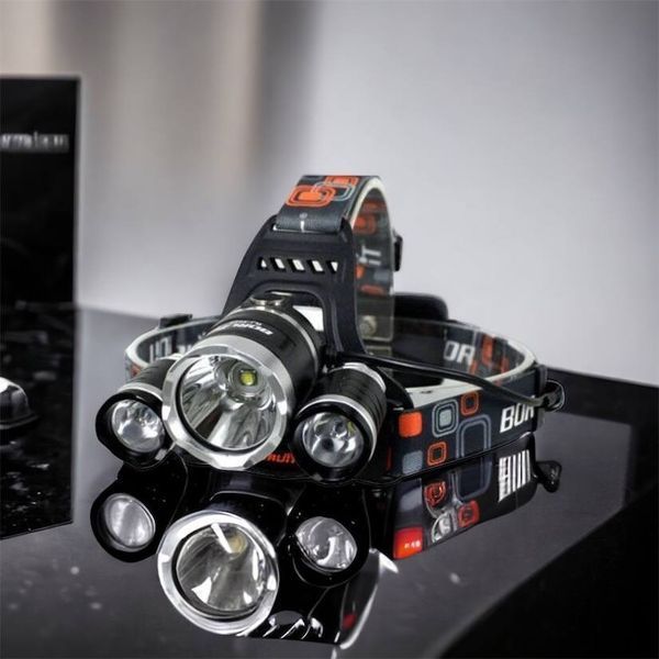 Фонарь Police 3000-T6+2XPE (2х18650, 5 режимов, Zoom, 1500 люмен), Налобный фонарь с линзой 00022887 фото