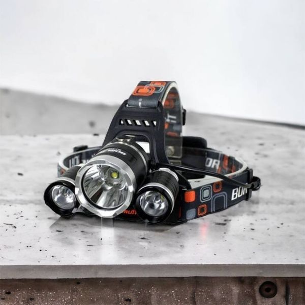 Фонарь Police 3000-T6+2XPE (2х18650, 5 режимов, Zoom, 1500 люмен), Налобный фонарь с линзой 00022887 фото