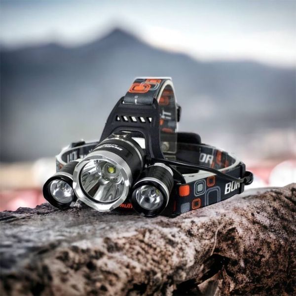 Фонарь Police 3000-T6+2XPE (2х18650, 5 режимов, Zoom, 1500 люмен), Налобный фонарь с линзой 00022887 фото