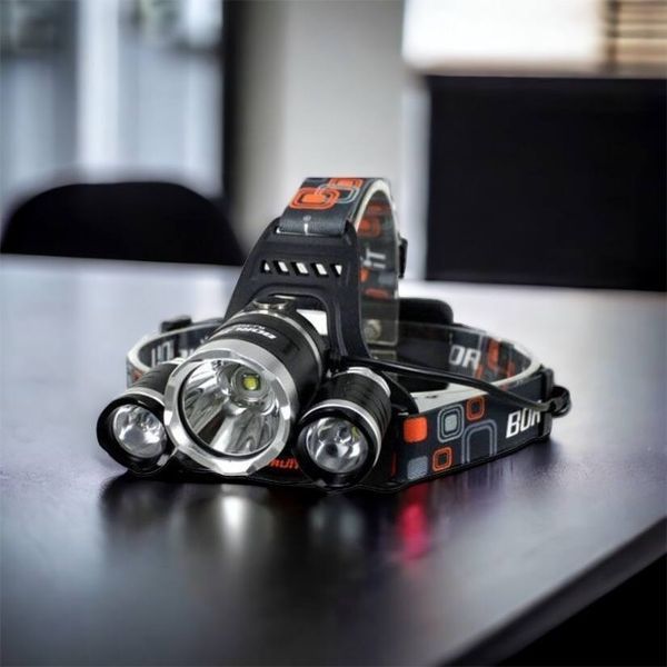 Фонарь Police 3000-T6+2XPE (2х18650, 5 режимов, Zoom, 1500 люмен), Налобный фонарь с линзой 00022887 фото