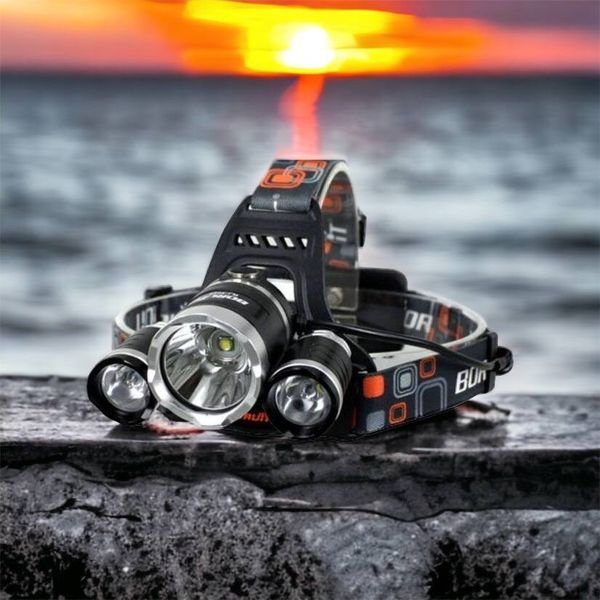 Фонарь Police 3000-T6+2XPE (2х18650, 5 режимов, Zoom, 1500 люмен), Налобный фонарь с линзой 00022887 фото