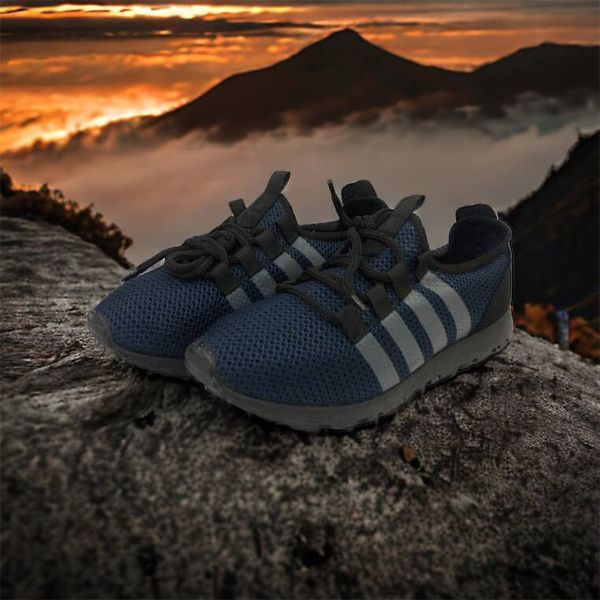Чоловічі кросівки текстиль, чоловічі кросівки із сітки 40 розмір. Літні кросівки. Модель 54654. Колір: синій 00023961 фото