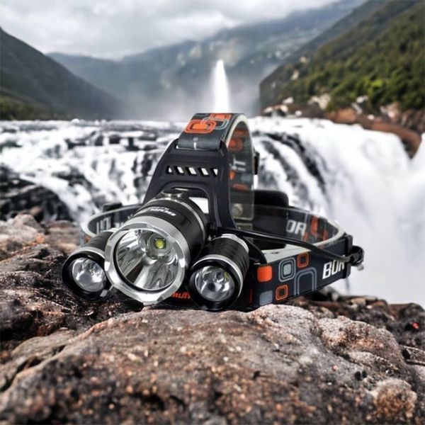 Фонарь Police 3000-T6+2XPE (2х18650, 5 режимов, Zoom, 1500 люмен), Налобный фонарь с линзой 00022887 фото