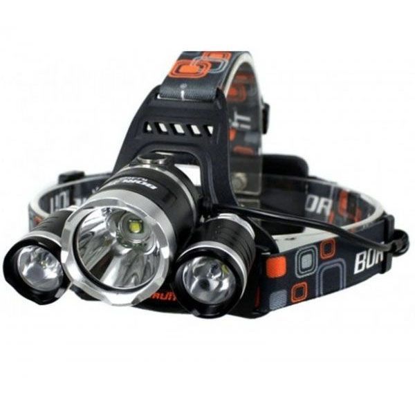 Фонарь Police 3000-T6+2XPE (2х18650, 5 режимов, Zoom, 1500 люмен), Налобный фонарь с линзой 00022887 фото