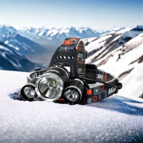 Фонарь Police 3000-T6+2XPE (2х18650, 5 режимов, Zoom, 1500 люмен), Налобный фонарь с линзой 00022887 фото