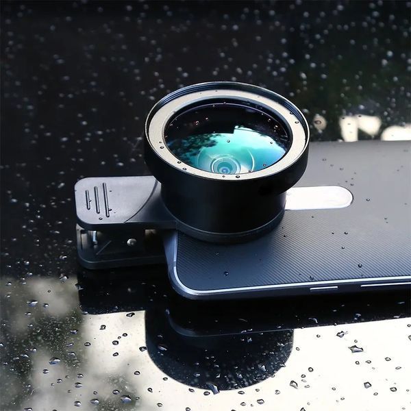 Макролинза для телефона, объектив для телефона, линза 2 объектива 0.45 lens AND HA-55 00023798 фото