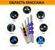 Ролик массажный для йоги массажер для спины валик для фитнеса Massage stick AND 5284 (Шарики 3 шт) 00015026 фото 7