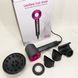 Фен Super Hair Dryer с 5 насадками для быстрой сушки и укладки волос 00014975 фото 3