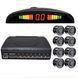 Парктроник (парковочный радар) Assistant Parking Sensor, 8 черных датчиков 00017035 фото 7