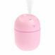Рожевий ультразвуковий міні зволожувач повітря USB Humidifier з підсвічуванням 00018609 фото 2