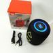 Портативна колонка TG655 5W з RGB підсвічуванням та ремінцем, Bluetooth колонка для вулиці. Колір: чорний 00017235 фото 6