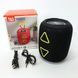 Портативна колонка TG655 5W з RGB підсвічуванням та ремінцем, Bluetooth колонка для вулиці. Колір: чорний 00017235 фото 9