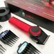 Профессиональная машинка для стрижки волос VGR V-001 RED с дисплеем 9000 об и 10 насадками (1,5-24 мм) 00014825 фото 11