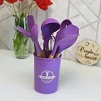 Набор кухонных принадлежностей силиконовый Kitchen Set RB-2239 красный (12 предметов) 00019303 фото