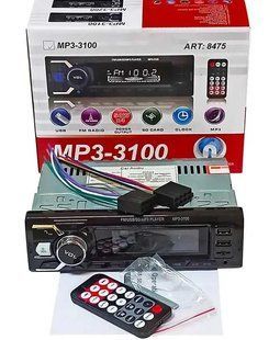 Автомагнітола 3100 Bluetooth+2xUSB+microSD+AUX 4x50W 00016852 фото
