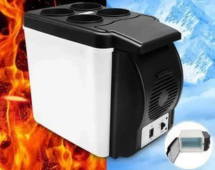 Автомобільний міні-холодильник Cooling and Warming Refrigerator 6L, Холодильник для машини 00016933 фото
