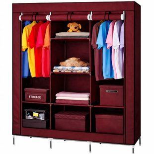 Тканинна шафа HCX Storage Wardrobe 88130 Бордо 00014244 фото
